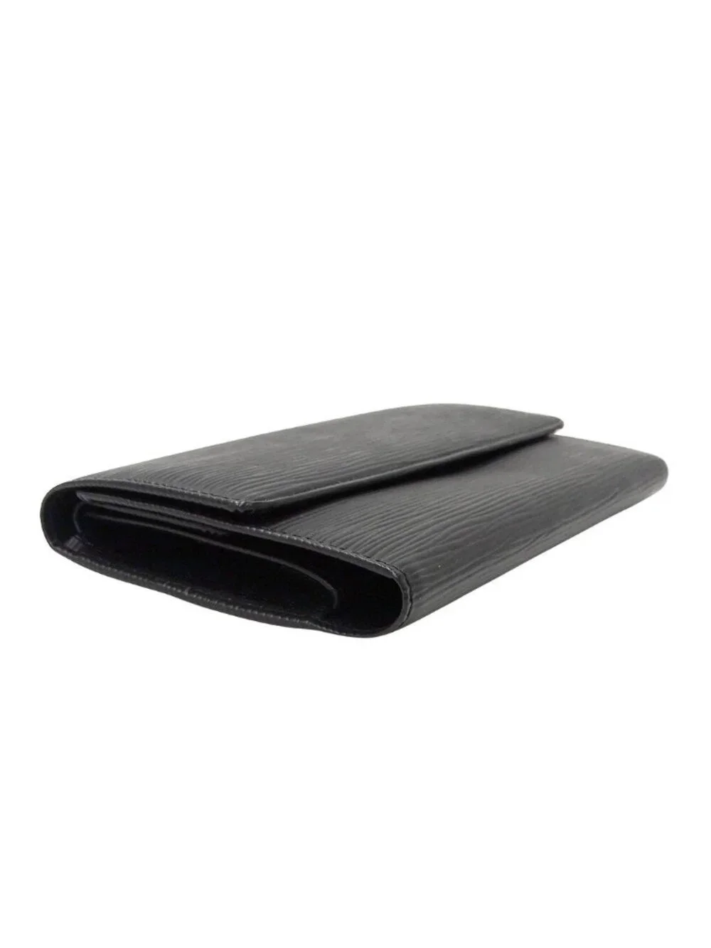 Louis Vuitton Wallet Epi Leather Porto Tresor International Noir Black Large